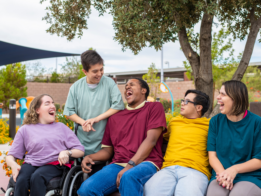 Participant enjoying an outdoor community outing